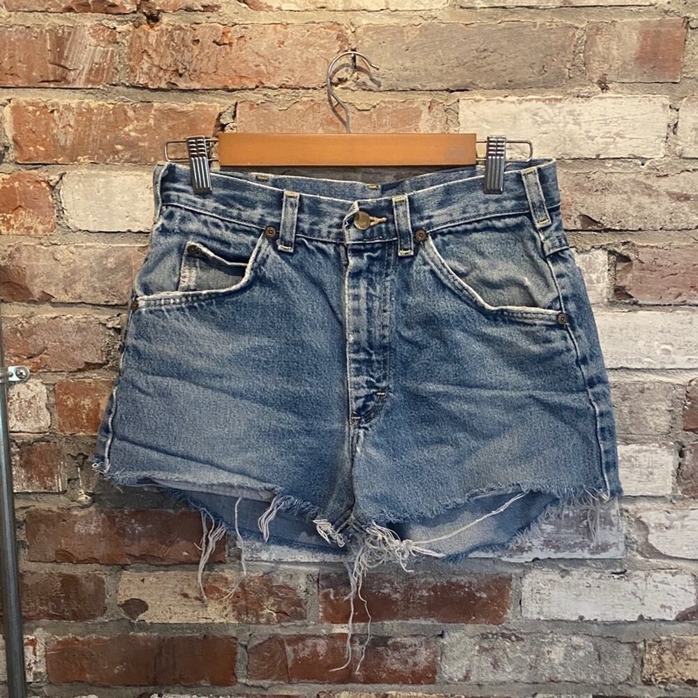Lee Denim Blue Women's Cut Off Shorts Size 0